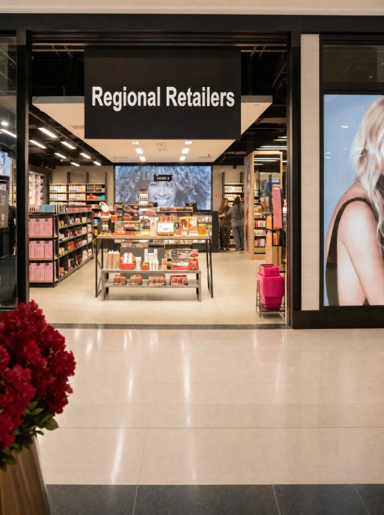 Regional Retailers — inline mall entrance