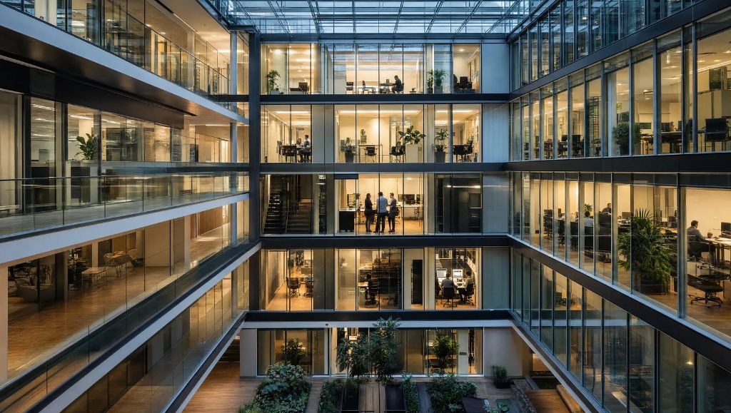 Shine International corporate office interior